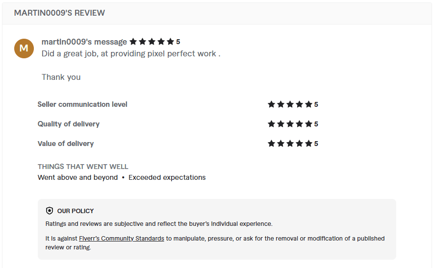 Same Client (Real Estate Mobile UI) Feedback