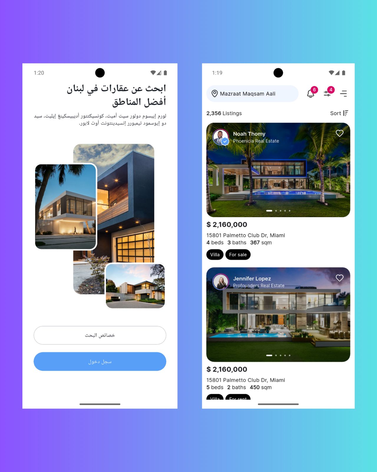 RealEstate Mobile Application