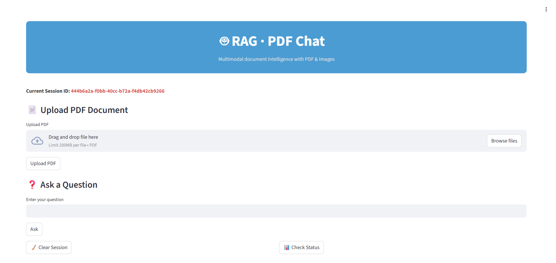 Multi-model Rag Chat-bot (PDF + Image)