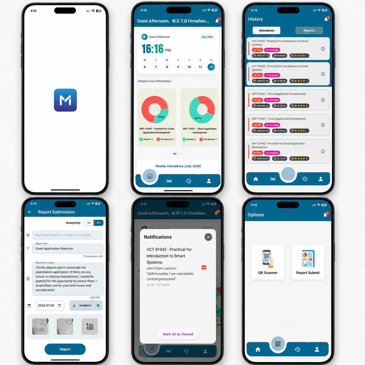 Marky - Smart Attendance Management System - 1